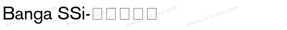 Banga SSi字体转换